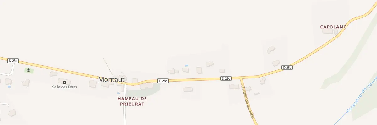 Plan du 5001 La Grange à Montaut