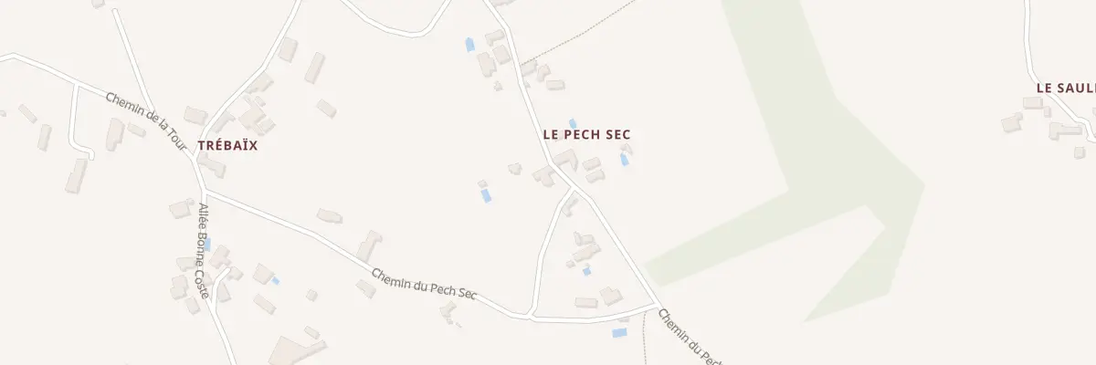 Plan du 25 Chem des Hospitaliers à Villesèque