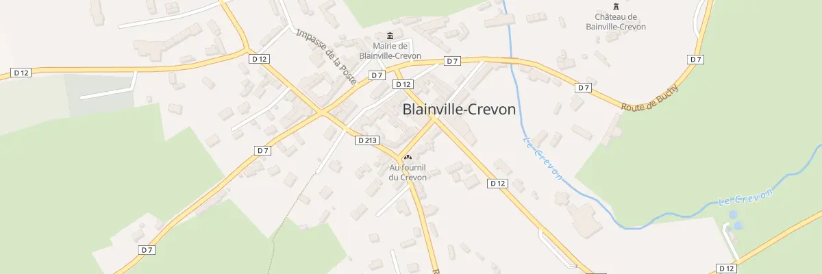 Plan du 28 Rue Grande Rue à Blainville-Crevon