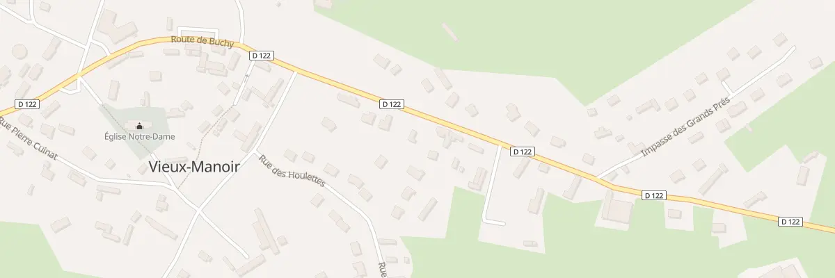 Plan du 510 Rte de Buchy à Vieux-Manoir