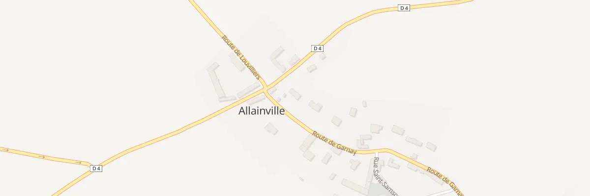 Plan du 1B Rte de Garnay à Allainville