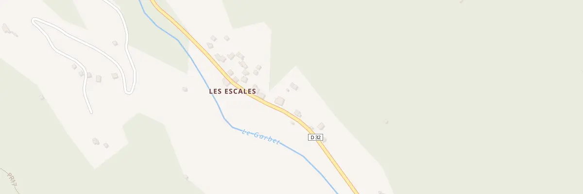 Plan du 414 Las Escales à Ercé