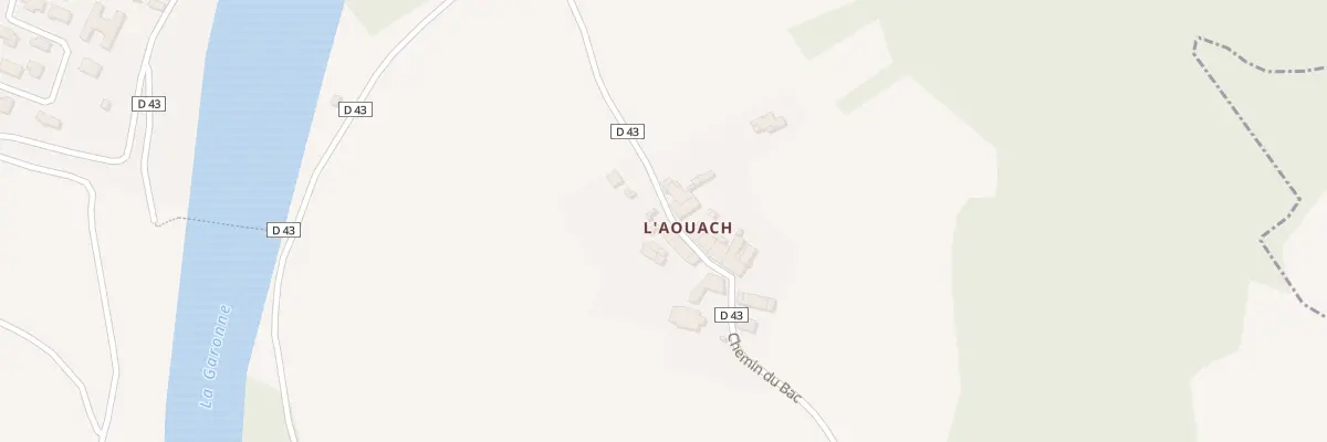 Plan du 20B Che du Bac au Fauga