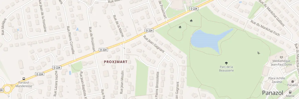 Plan du 4 Rue Jean Gagnant à Panazol