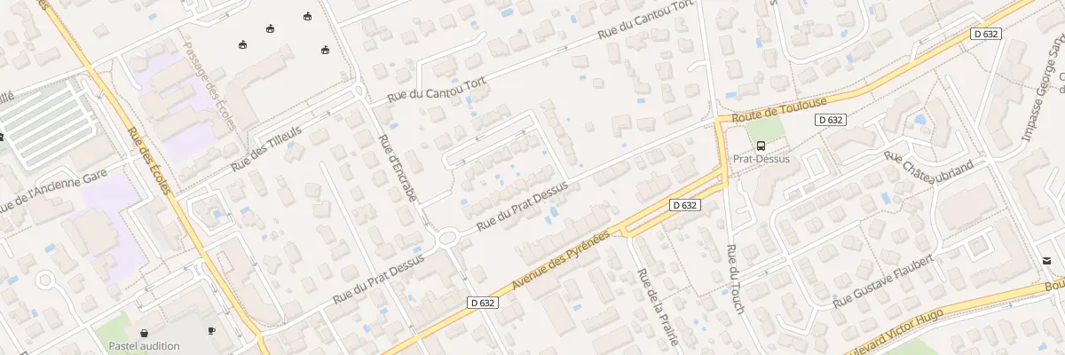 Plan du 89 Rue du Prat Dessus à Plaisance-du-Touch