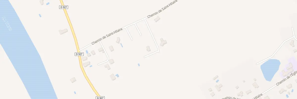 Plan du 250 Che de Saint-hilaire à Montauban