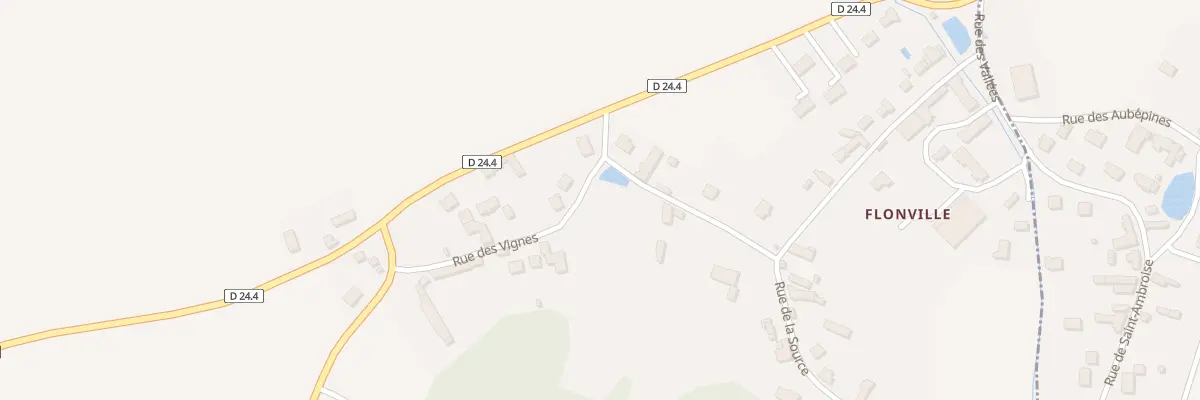 Plan du 1 Rue des Vignes à Fontaine-la-Guyon