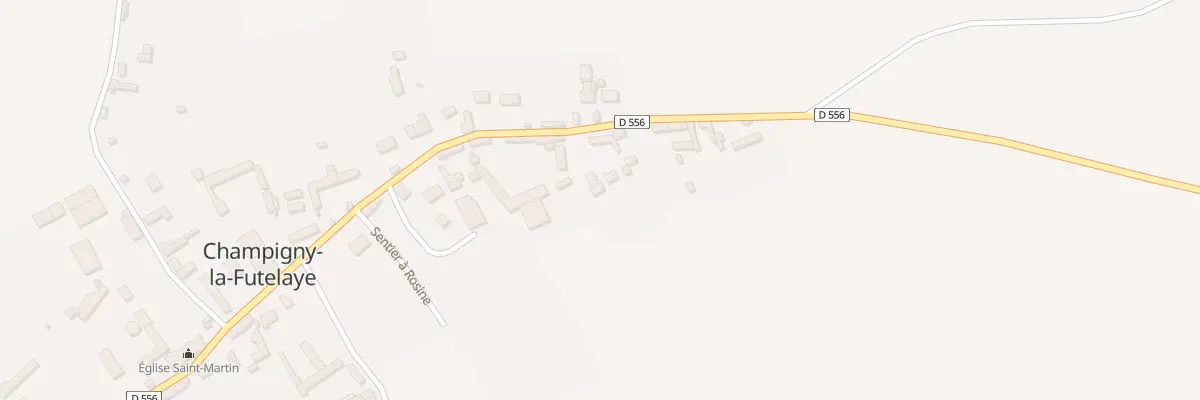 Plan du 13 Rue de la Libération à Champigny-la-Futelaye