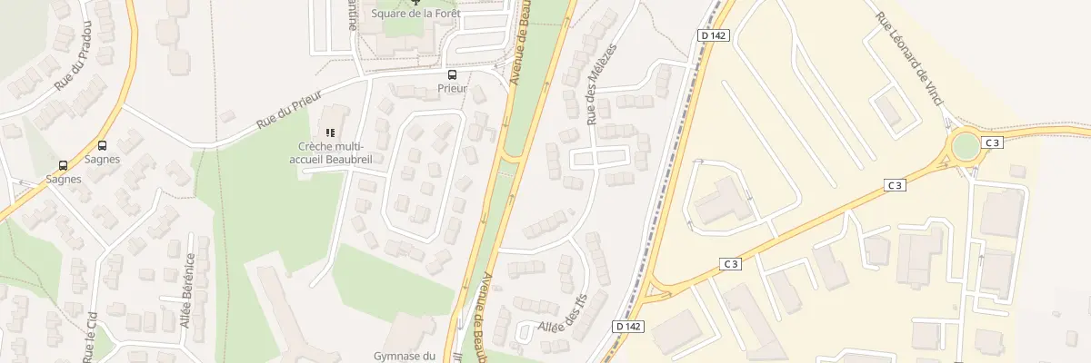 Plan du 74 Rue des Mélèzes à Limoges