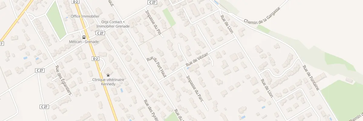 Plan du 1 Imp des Lauriers à Grenade