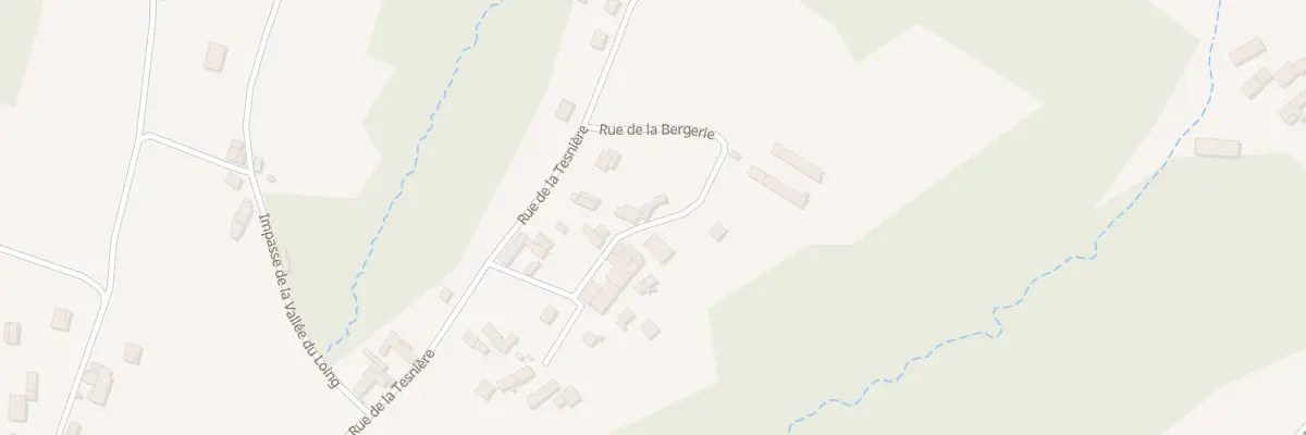 Plan du 10 Rue de la Bergerie à Pouillé