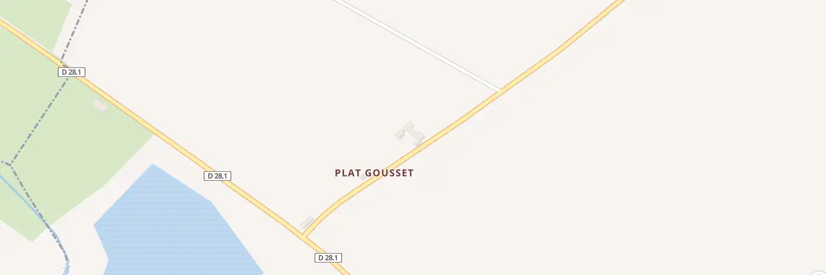 Plan du 2 Plat Gousset à Saumeray