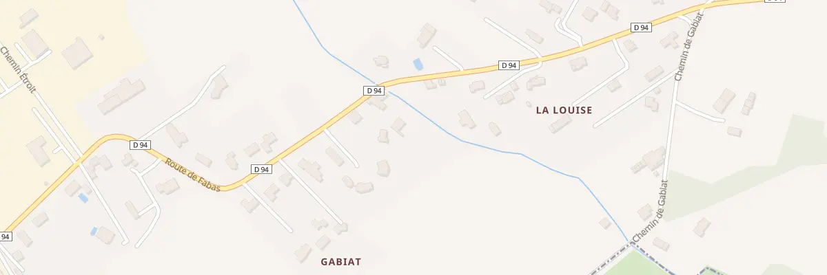 Plan du 790 Rte de Fabas à Canals