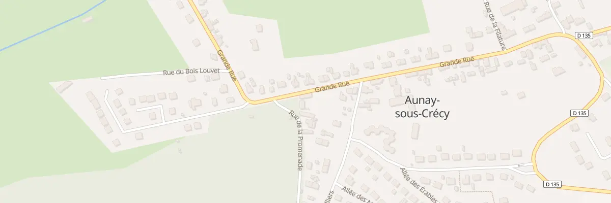 Plan du 61 Gr Grande Rue à Aunay-sous-Crécy