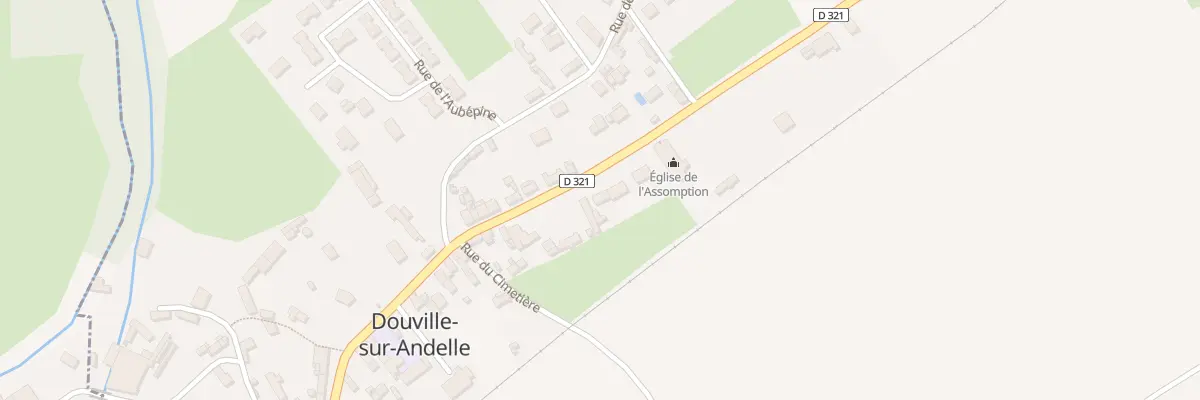 Plan du 38 Rue du Cardinal Amette à Douville-sur-Andelle