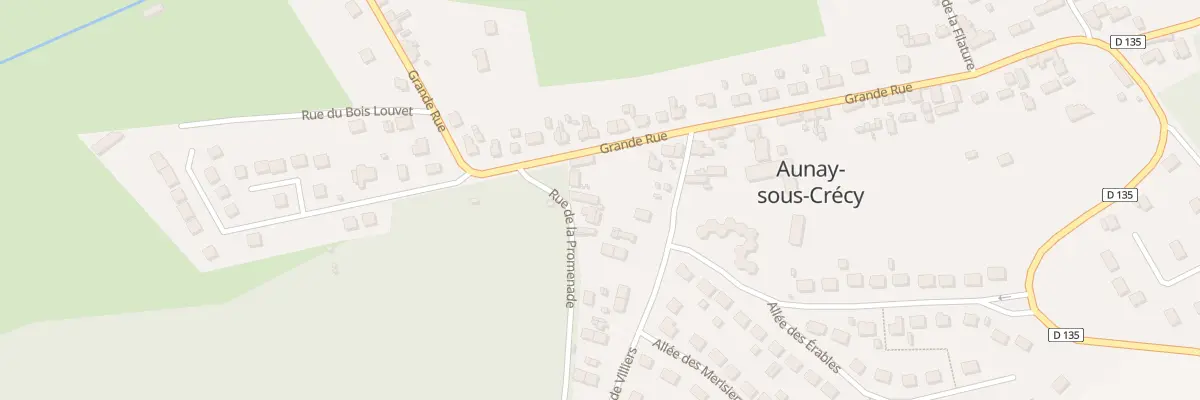 Plan du 1 Rue de la Promenade à Aunay-sous-Crécy