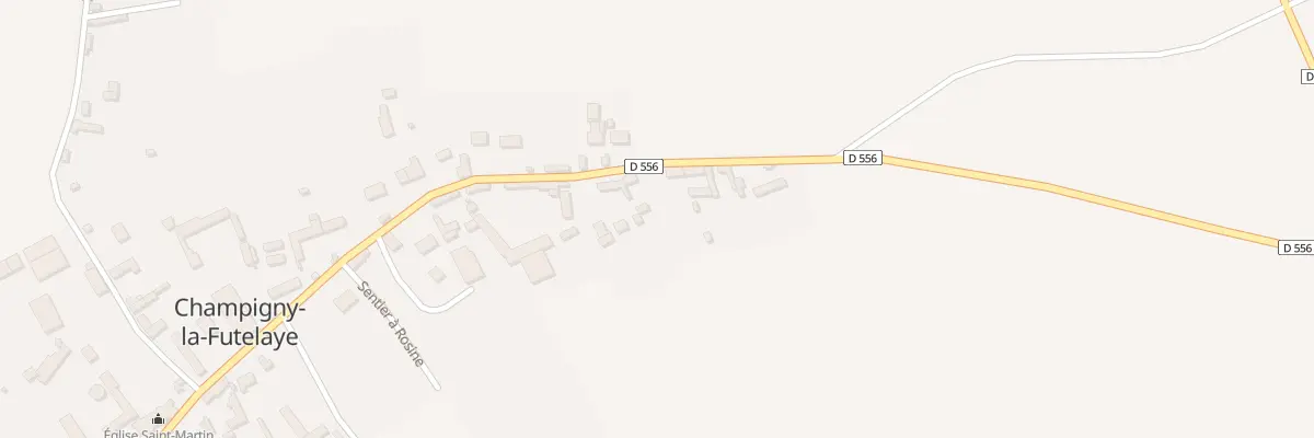 Plan du 9 Rue de la Libération à Champigny-la-Futelaye