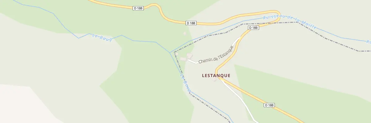 Plan du 5122 Lestanque à Rimont