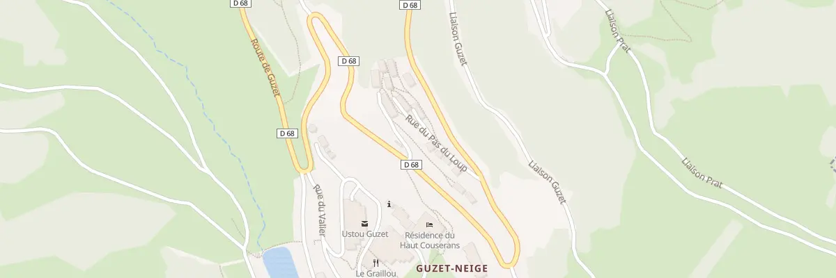 Plan du 6076 Guzet Ski à Ustou