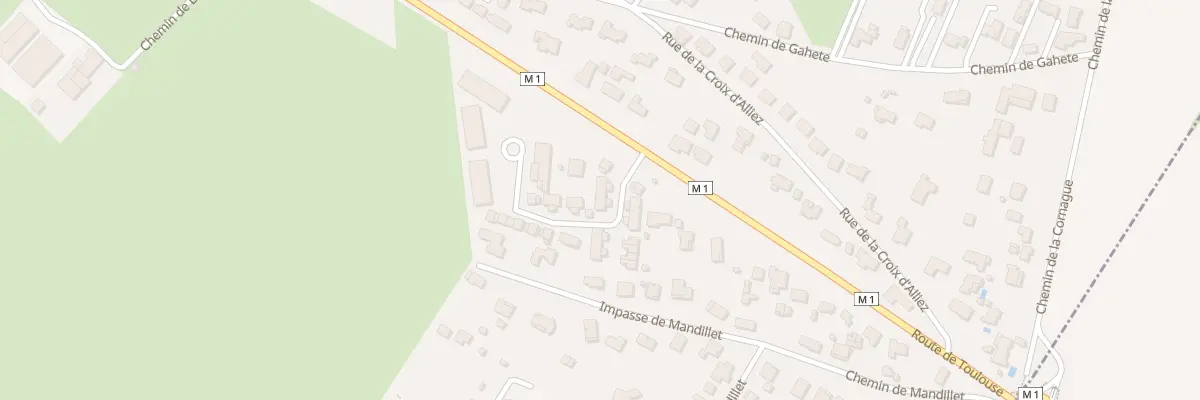 Plan du 8 Imp de Lussan à Mondonville