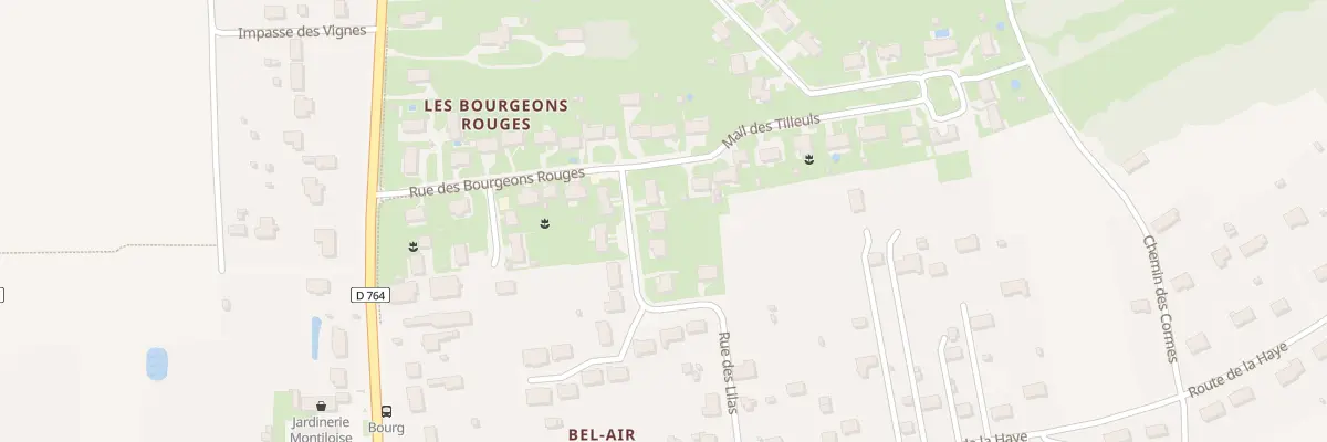 Plan du 4 Rue des Lilas aux Montils