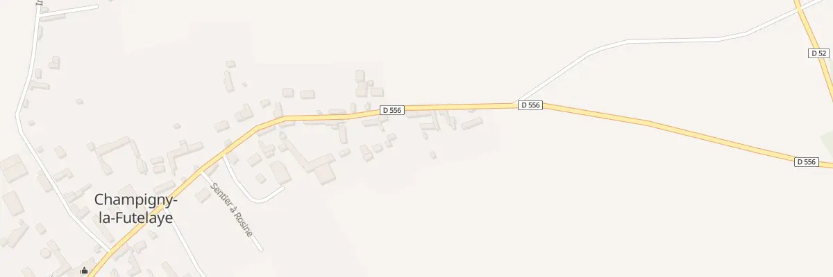 Plan du 7 Rue de la Libération à Champigny-la-Futelaye