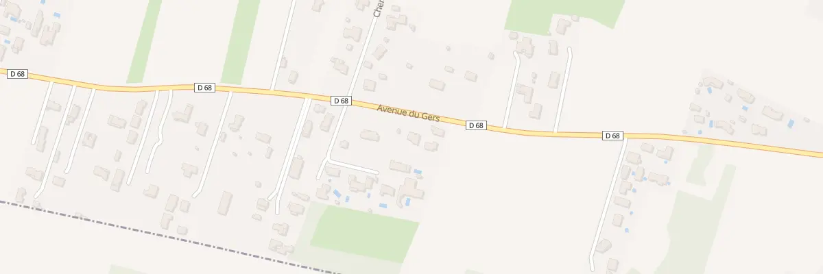 Plan du 39 Av du Gers à Gouzens