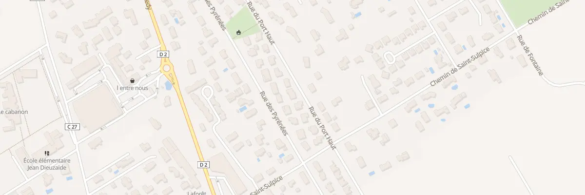 Plan du 36 Rue du Port Haut à Grenade