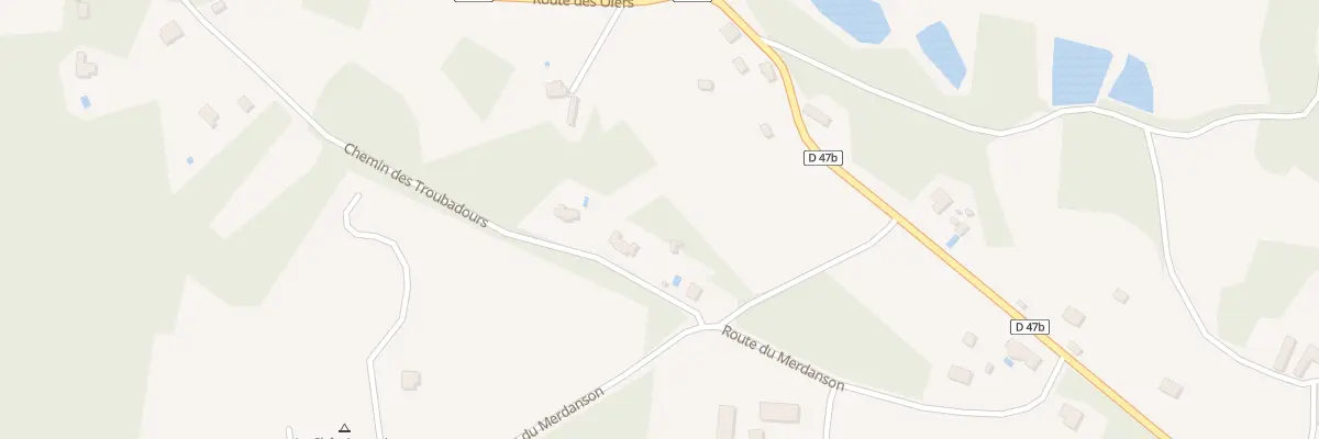 Plan du 668 La Rouvinie Nord à Prats-de-Carlux