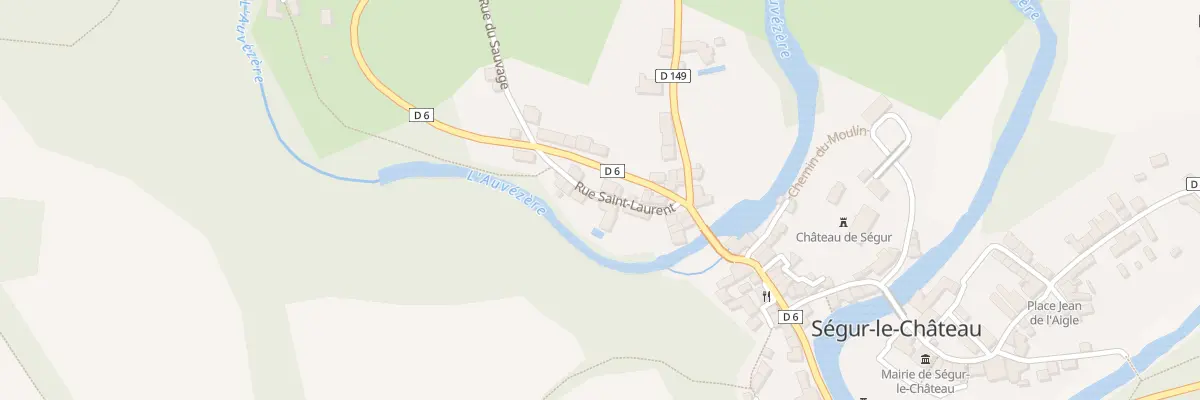 Plan du 5 Av des Appeaux à Ségur-le-Château