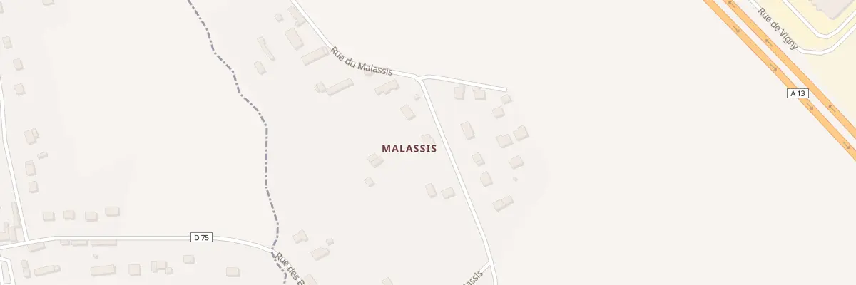 Plan du 13 Malassis à Saint-Aubin-sur-Gaillon