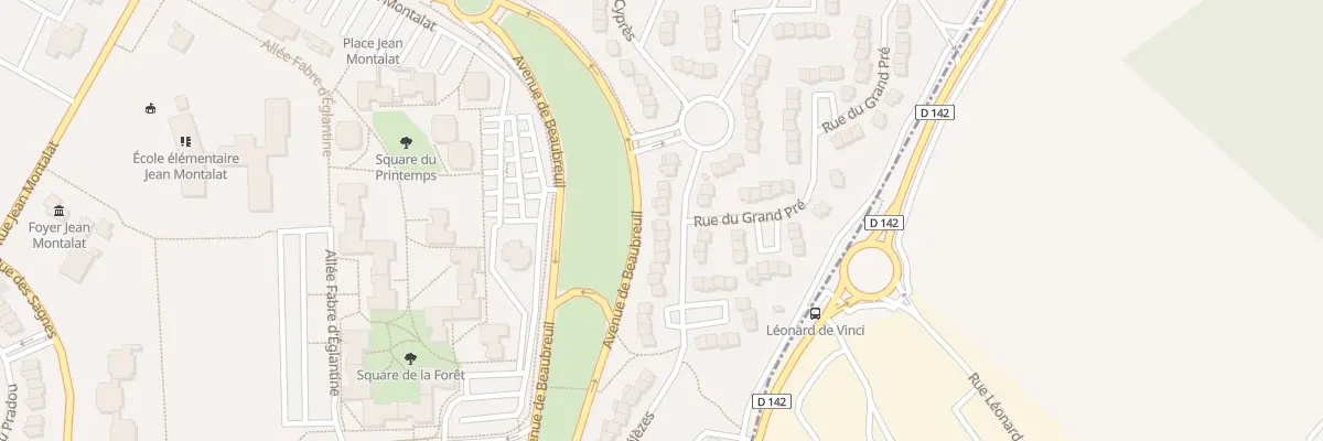 Plan du 14 Rue des Mélèzes à Limoges