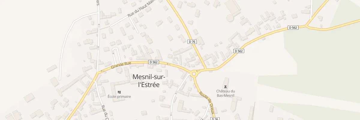 Plan du 2 Grande Rue à Mesnil-sur-l’Estrée
