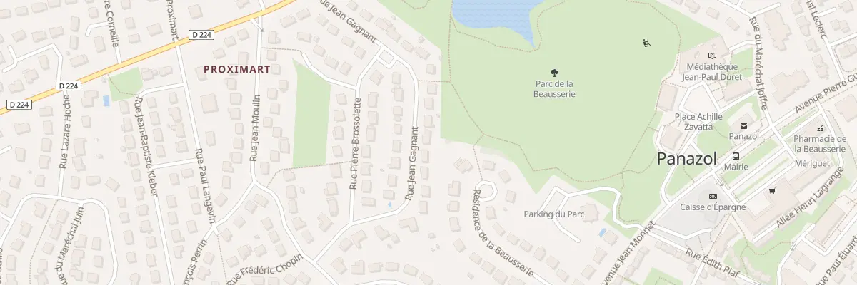 Plan du 23 Rue Jean Gagnant à Panazol