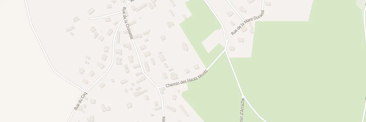 Plan du 6 Che des Hauts Monts à Bourg-Beaudouin