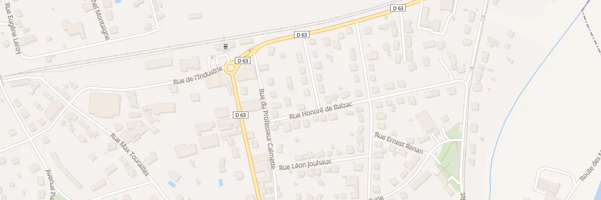 Plan du 1B Rue Honoré de Balzac à Terrasson-Lavilledieu