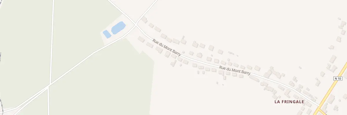 Plan du 45 Rue du Mont Barry à La Chapelle-du-Noyer