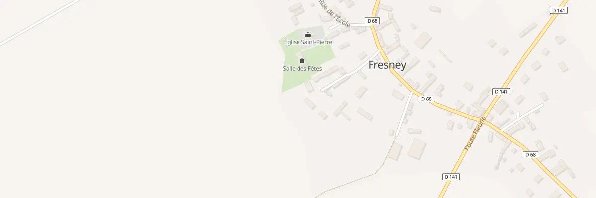 Plan du 10 Imp de la Ruelle à Fresney