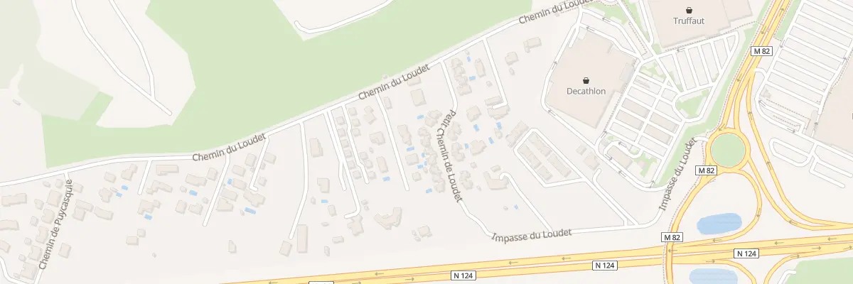 Plan du 8 Pch Petit Chemin de Loudet à Colomiers