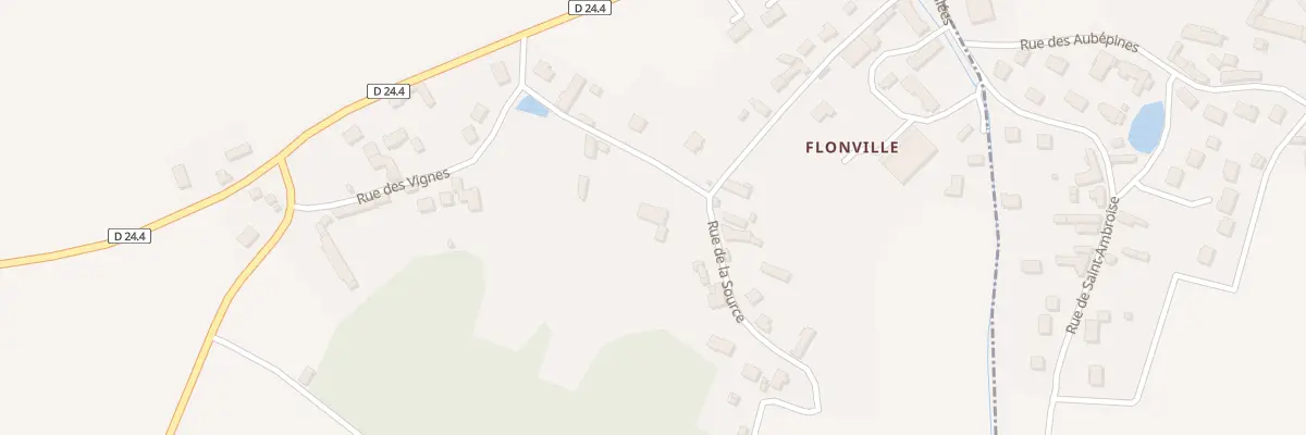 Plan du 6 Rue du Moulin à Fontaine-la-Guyon