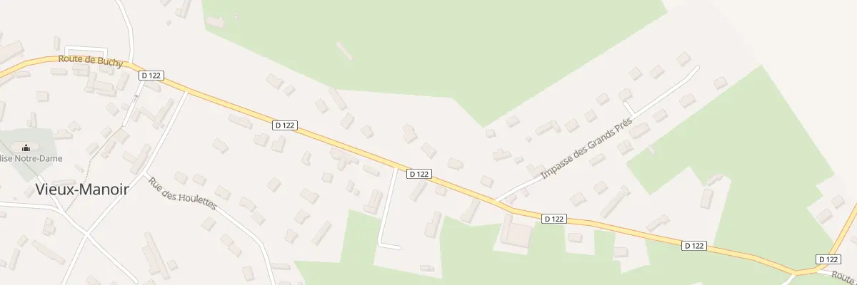 Plan du 525 Rte de Buchy à Vieux-Manoir