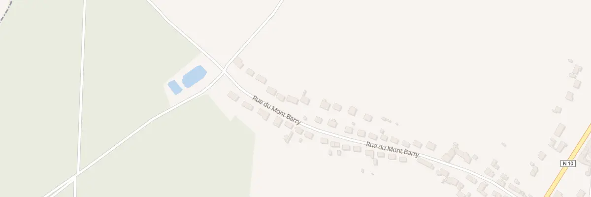 Plan du 54 Rue du Mont Barry à La Chapelle-du-Noyer