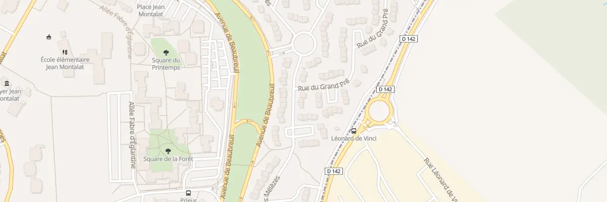 Plan du 9 Rue des Mélèzes à Limoges