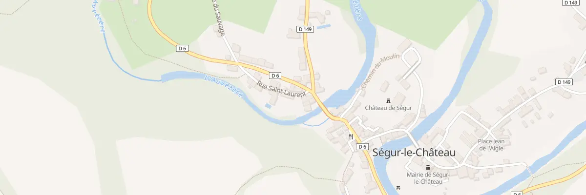 Plan du 3 Av des Appeaux à Ségur-le-Château
