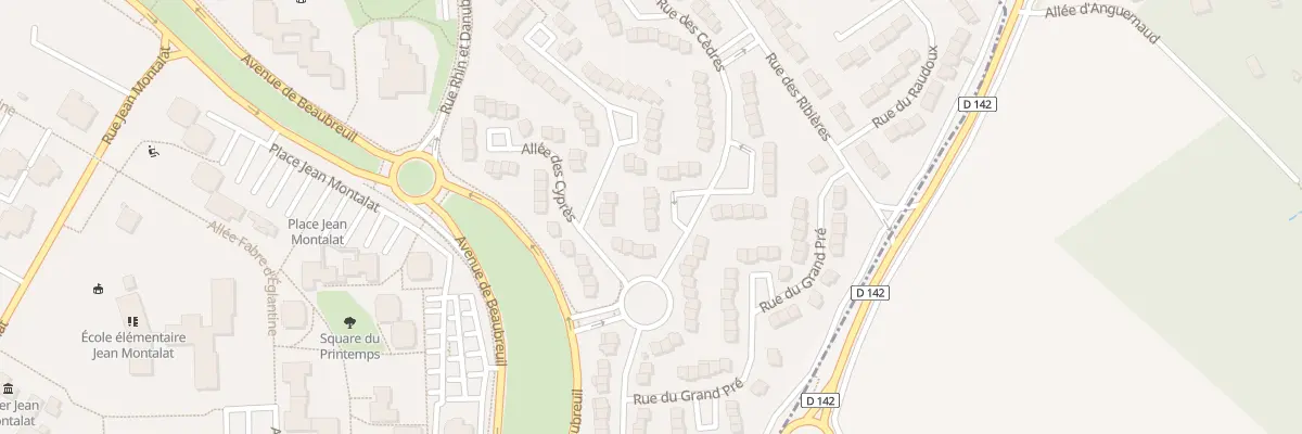 Plan du 17 Rue des Cèdres à Limoges