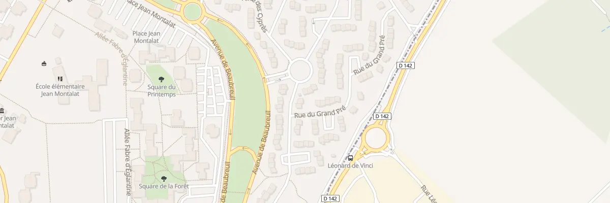 Plan du 3 Rue des Mélèzes à Limoges