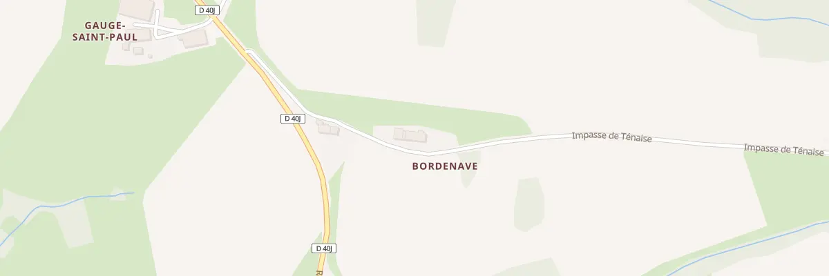 Plan du 102 Bordenave à Latrape