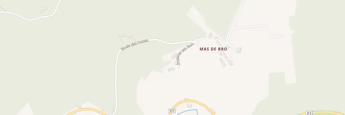 Plan du 5059 Mas de Bro à Saint-Médard