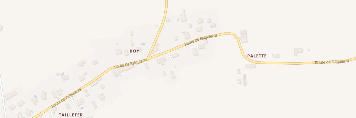 Plan du 1282 Rte de Falguieres à Villemade