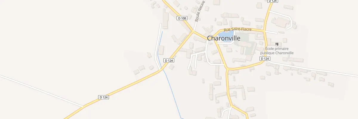 Plan du 2 Rue du Perche à Charonville